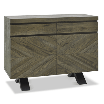 Bentley Designs Ellipse Fumed Oak Narrow Sideboard